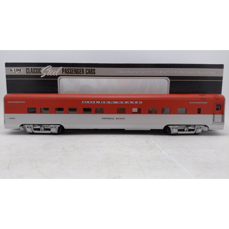 K-Line K4632-3358 O KCC Golden State Imperial Range 18 Aluminum Pullman Car EX/Box