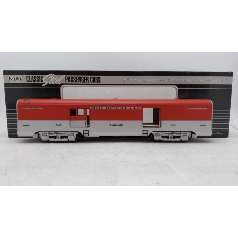 K-Line K4632-5065 O Gauge KCC Golden State Aluminum Baggage Car #5605 EX/Box