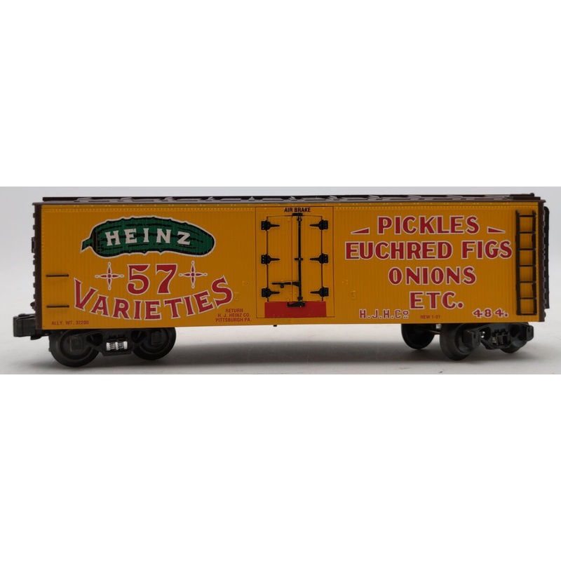 K-Line K642-5207 O Gauge Heinz Pickles Woodsided Refrigerator Car #484 LN