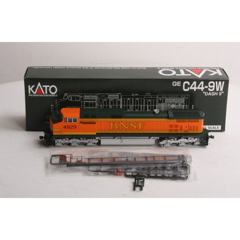 Kato 37-6312 HO Burlington Northern-Santa Fe GE C44-9W Diesel Locomotive #4929 NIB