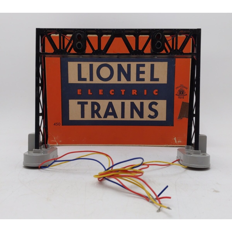 Lionel 450 Vintage O Postwar Operating Signal Bridge/Box