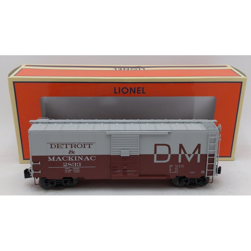 Lionel 6-17774 O Gauge Detroit & Mackinac PS-1 Boxcar #2833 LN/Box