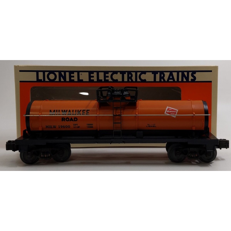 Lionel 6-19600 O Gauge Milwaukee Road Single Dome Tank Car #19600 EX/Box