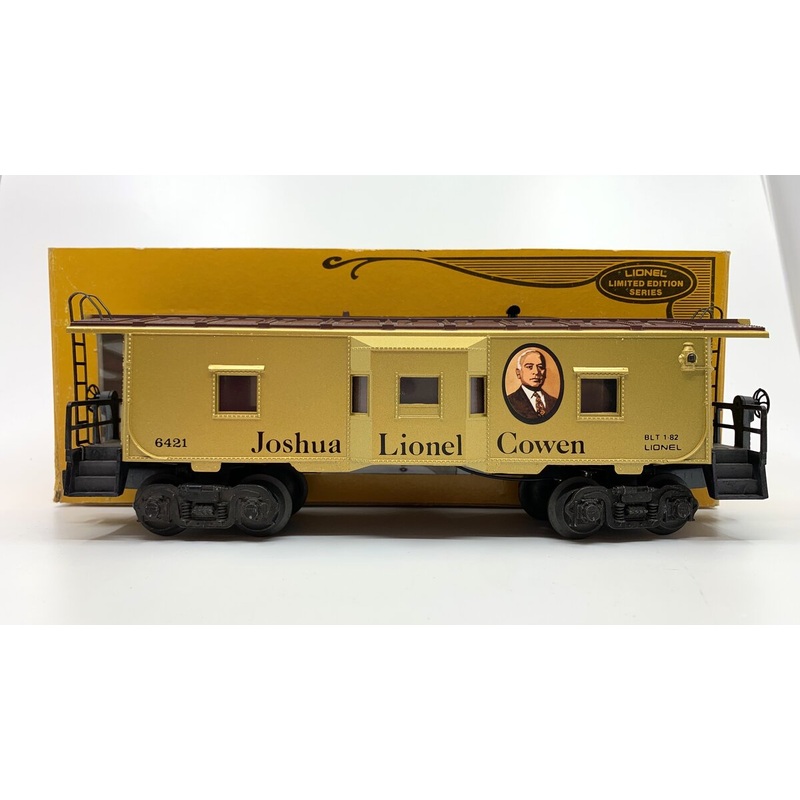 Lionel 6-6421 O Gauge Joshua L. Cowen Bay Window Illuminated Caboose EX/Box