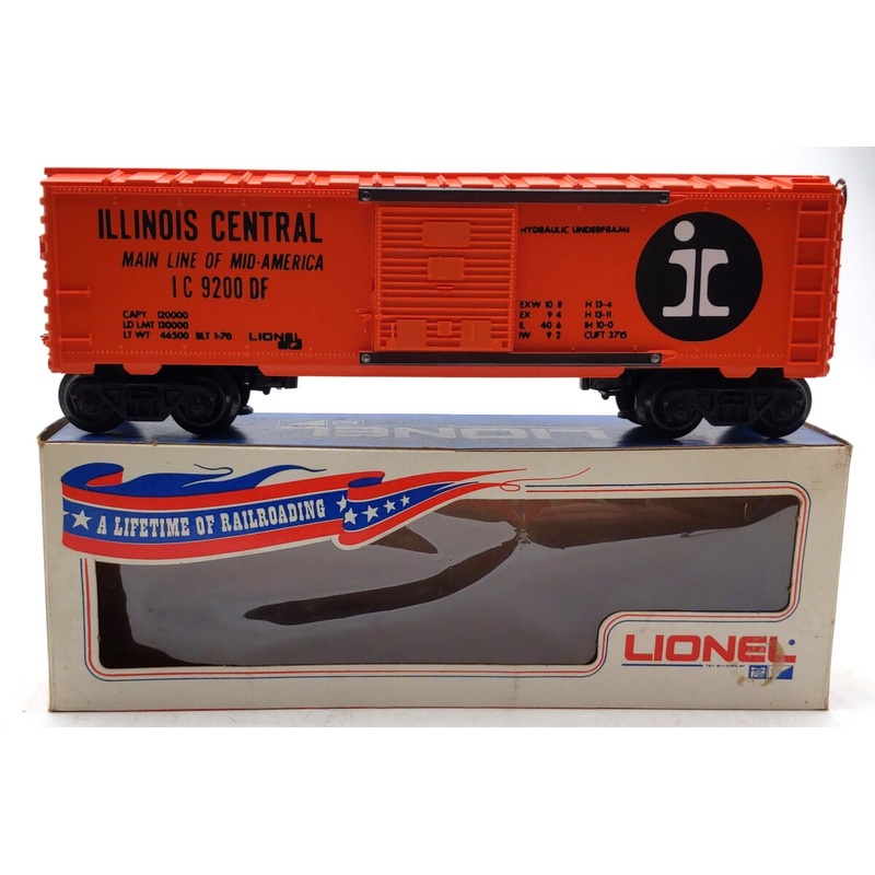 Lionel 6-9200 O Gauge Illinois Central Boxcar #9200 EX/Box