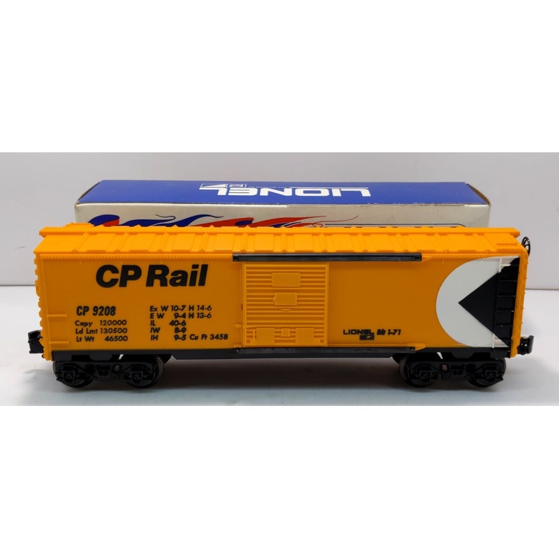 Lionel 6-9208 O Gauge CP Rail Boxcar EX/Box