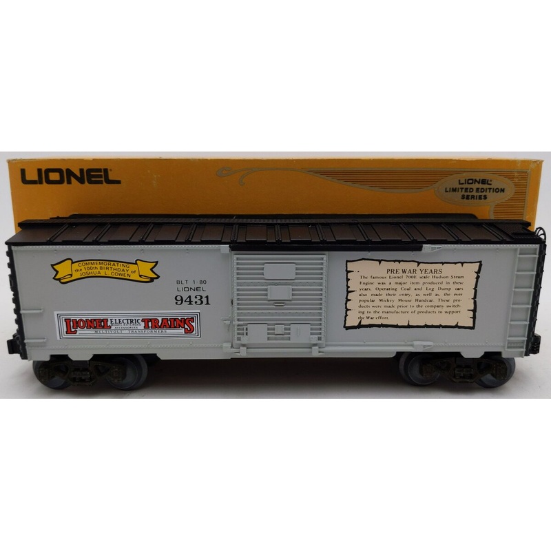 Lionel 6-9431 O Gauge Joshua Lionel Cowen The Prewar Years Boxcar EX/Box