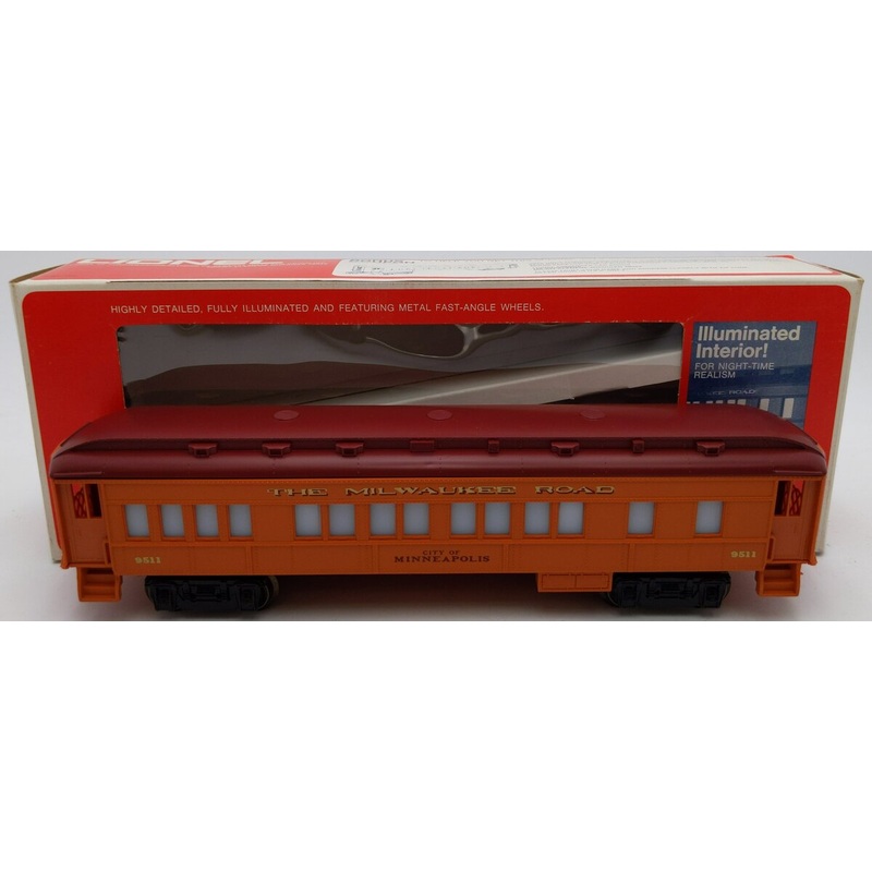 Lionel 6-9511 O Gauge Milwaukee Road City Of Minneapolis Passenger Car LN/Box