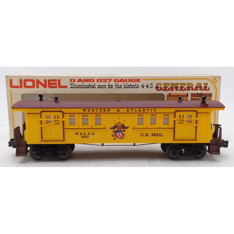 Lionel 6-9551 O W&ARR General Bagge Car #9551 EX/Box