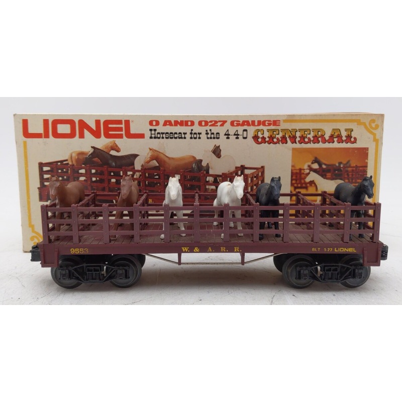 Lionel 6-9553 O Gauge Western & Atlantic Horse Car VG/Box