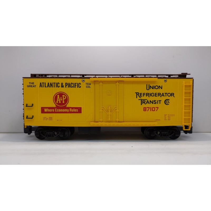 Lionel 8-87107 G Scale Atlantic & Pacific Reefer LN