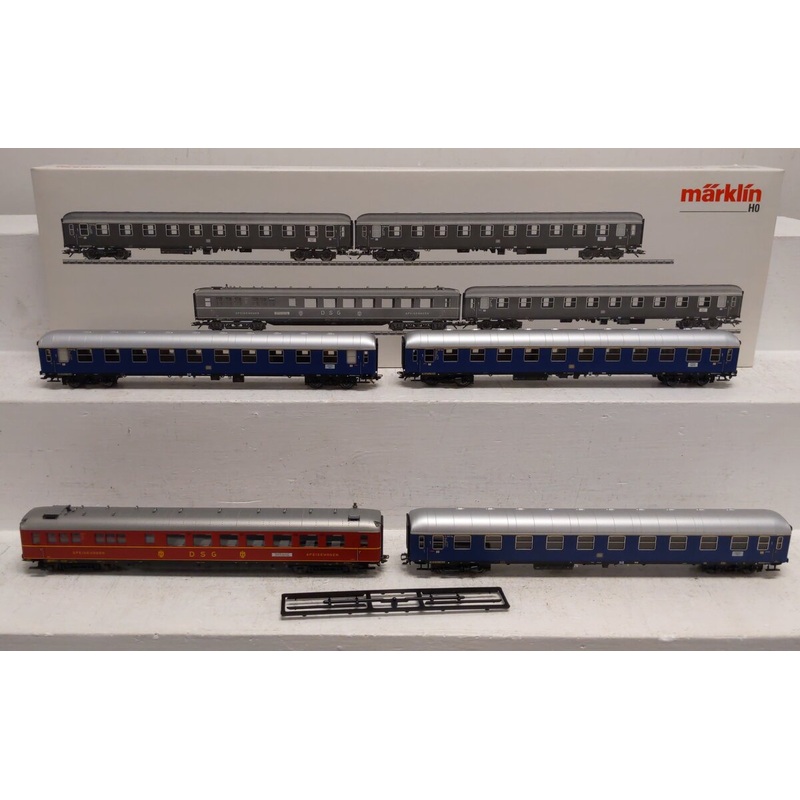 Marklin 43918 HO German Federal Railroad DB Merkur 4-Car Set LN/Box