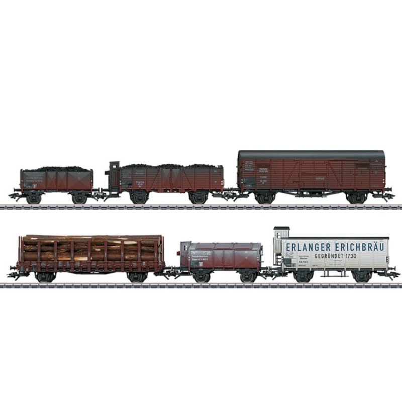 Marklin 46088 HO German State Railroad Company (DRG) Freight Car Set NIB