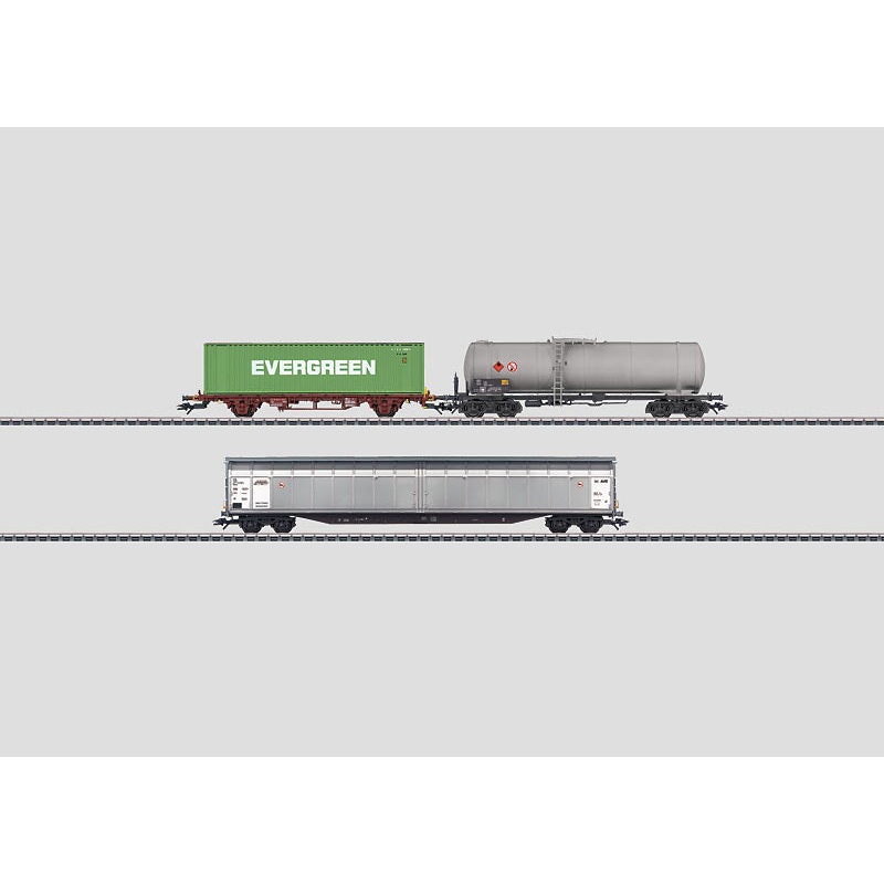 Marklin 46099 HO Norwegian State Railways NSB Era V Freight Car Set – 3-Rail NIB