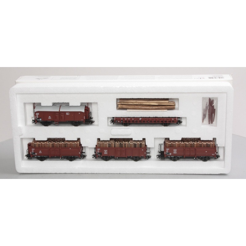 Marklin 46192 HO Scale DB 5-Car Freight Set LN/Box