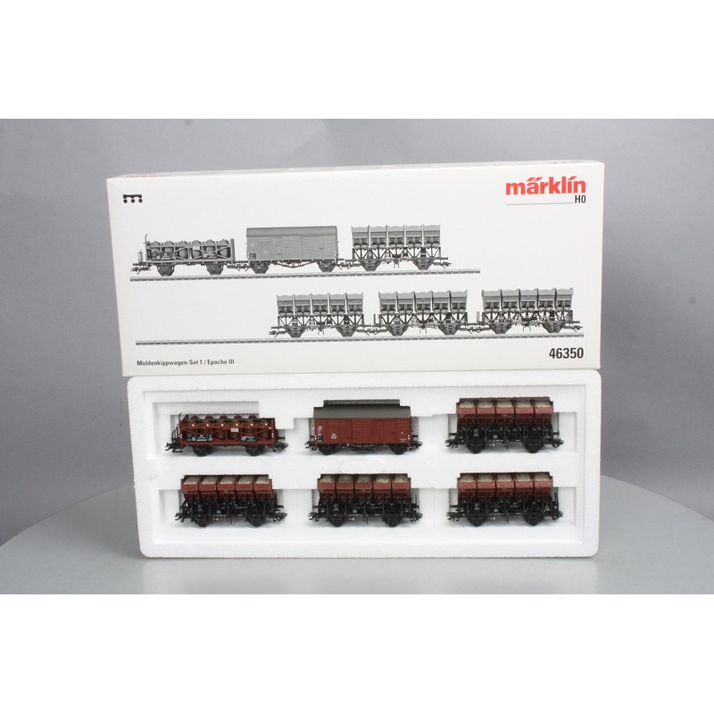Marklin 46350 HO Scale Dump Car Set #1 LN/Box