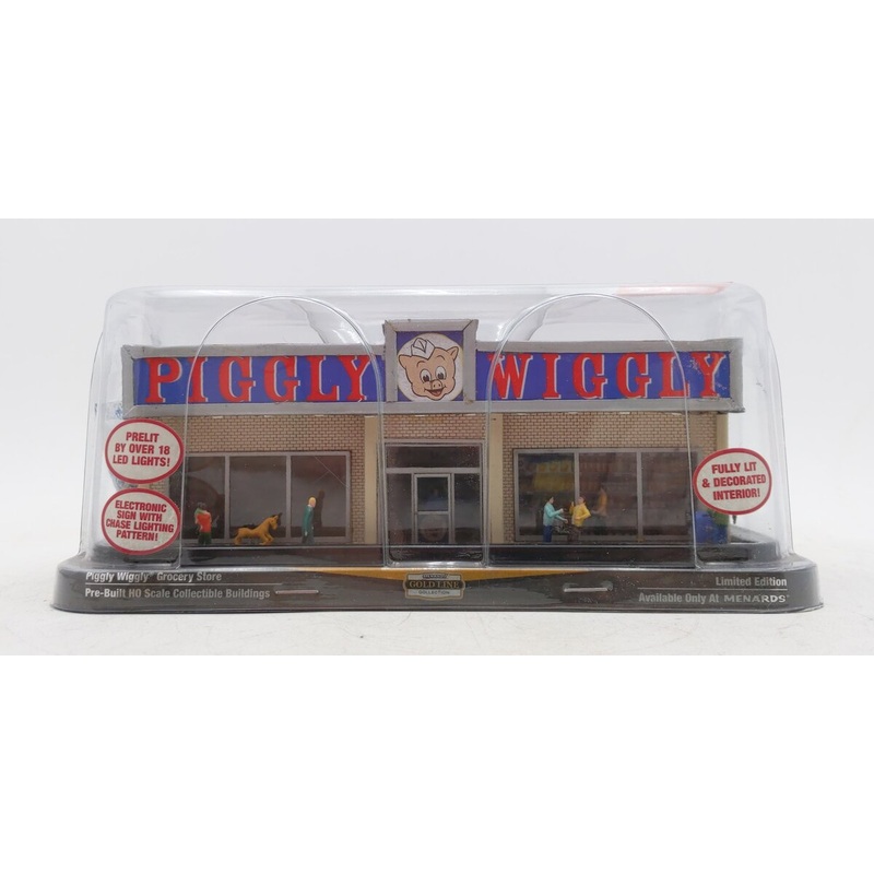 Menards HO Gold Line Collection Piggly Wiggly Grocery Store NIB