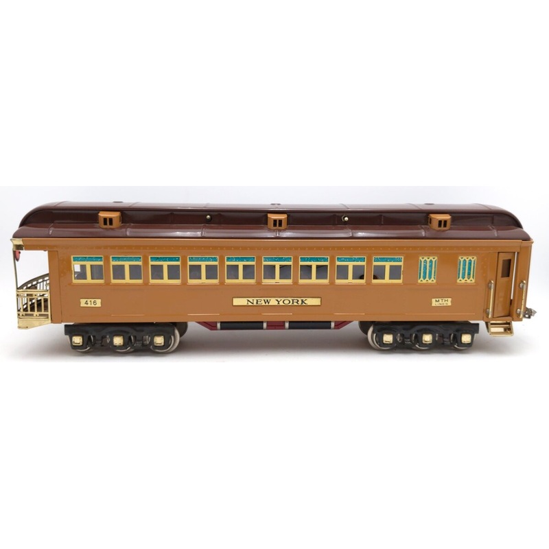 MTH 10-1135D Std. Gauge Tinplate State Observation Car EX