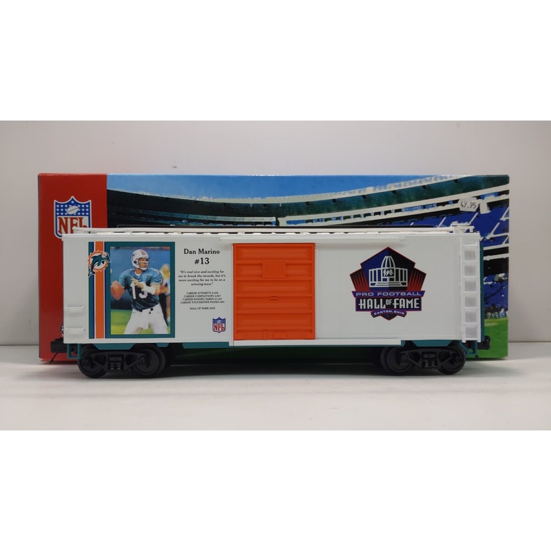 MTH 20-93286 O Gauge Dan Marino Hall of Fame Boxcar EX/Box