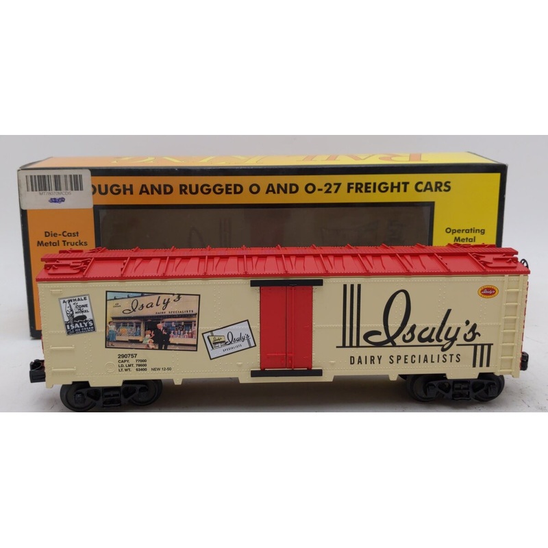MTH 30-78070 O Gauge Isaly’s Modern Reefer Car #290757 LN/Box
