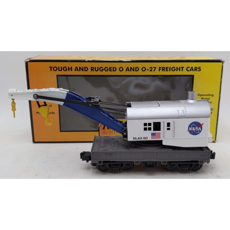 MTH 30-7993 NASA Crane Car EX/Box
