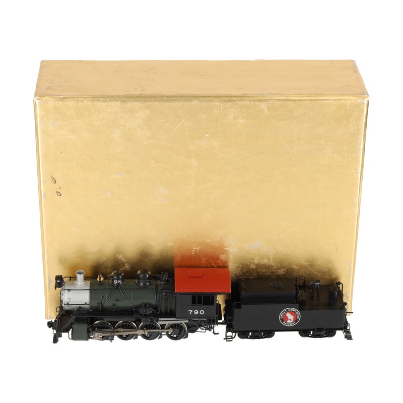 Oriental Limited HO Brass Great Northern C-4 Steam Locomotive & Tender #790 EX/Box