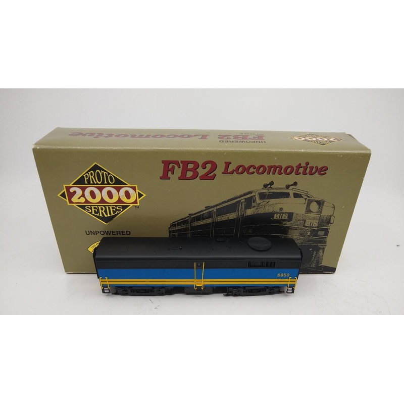 Proto 2000 8381 HO Scale VIA FB2 Unpowered Diesel Locomotive #6859 NIB