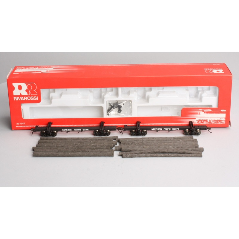 Rivarossi R2293 HO Northern Pacific Log Car Set NIB