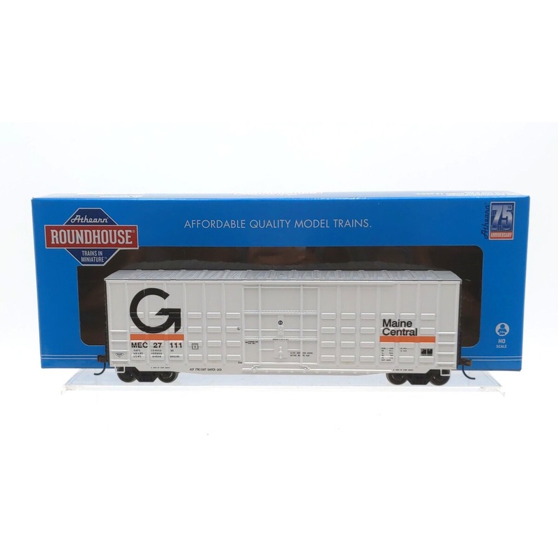 Roundhouse 88092 HO Maine Central 50′ Waffle HC Plug Door Box #27111 NIB
