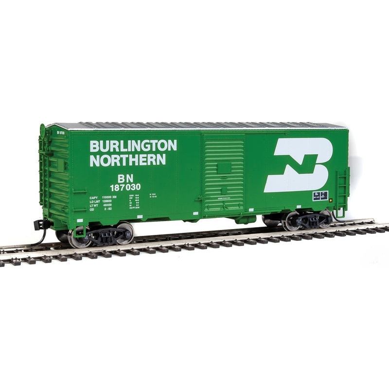 Walthers 910-1155 HO Burlington Northern 40′ AAR Modernized 1948 Boxcar #187030 MT/Box