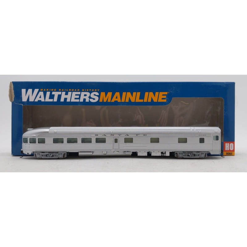 Walthers 910-30352 HO Santa Fe 85′ Budd Observation Car EX/Box