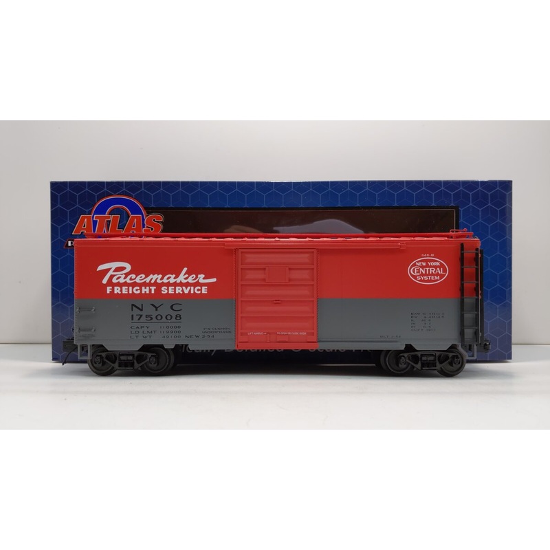 Atlas 3001843-1 O Gauge NYC 40′ PS-1 Boxcar #175008 NIB