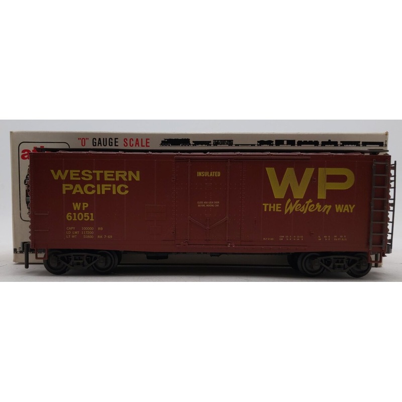 Atlas 6241 O Western Pacific Plugdoor Reefer Car EX/Box