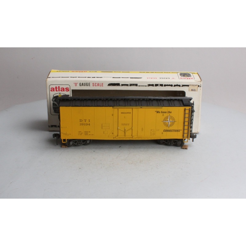 Atlas 6242 O Gauge Detroit Toledo & Ironton Reefer #19194 – 3 Rail EX/Box