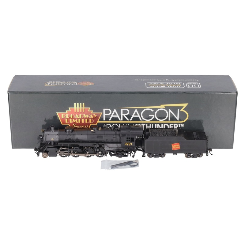 Broadway Limited 5567 HO Canadian National 2-8-2 Lt Mikado with Sound #3721 LN/Box