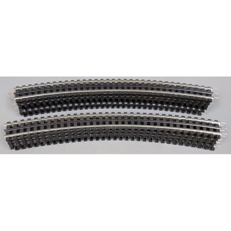 Gargraves 80-101S O 3 Rail Phantom Tinplate 80 Curve Tie Sectional Track (12) EX