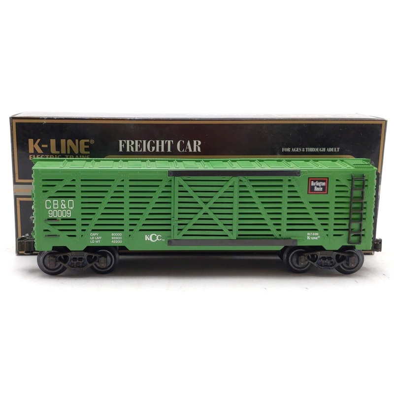 K-Line K-90009 O Gauge CB&Q Collectors Club Classic Stock Car LN/Box