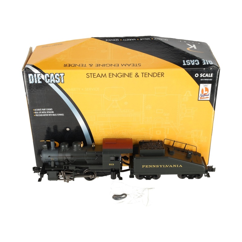 K-Line K3180-0913S O PRR A5 0-4-0 Switcher & Tender #913 with Lionel TMCC EX/Box