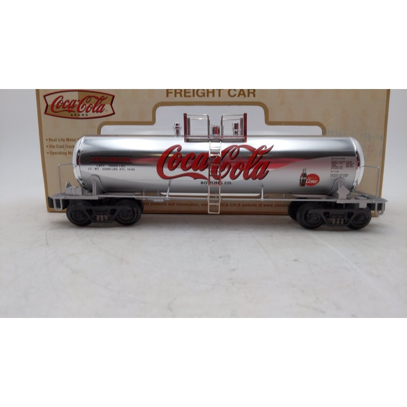 K-Line K6341-5101 O Gauge Coca Cola Extruded Aluminum Tank Car EX/Box