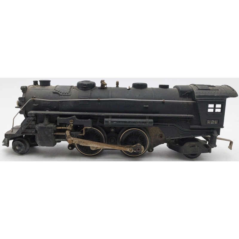 Lionel 229 Vintage O Prewar 2-4-2 Steam Locomotive VG