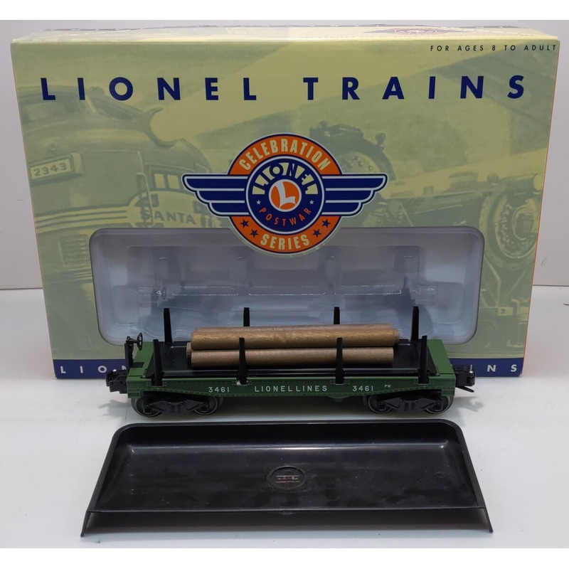 Lionel 6-36739 O Gauge PWC Lionel Lines Log Dump Car EX/Box