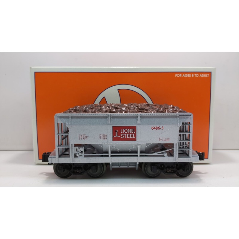 Lionel 6-51502 O Gauge 6486-3 Lionel Steel Die-cast Ore Car MT/Box