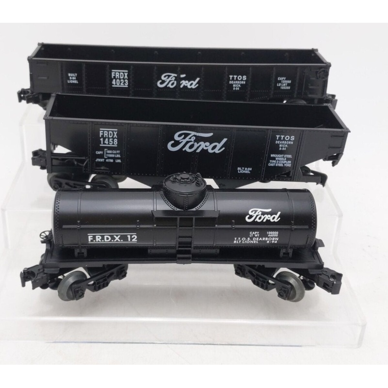 Lionel 6-52028 O Gauge TTOS Ford Hopper, Tank Car, And Gondola Freight Set EX