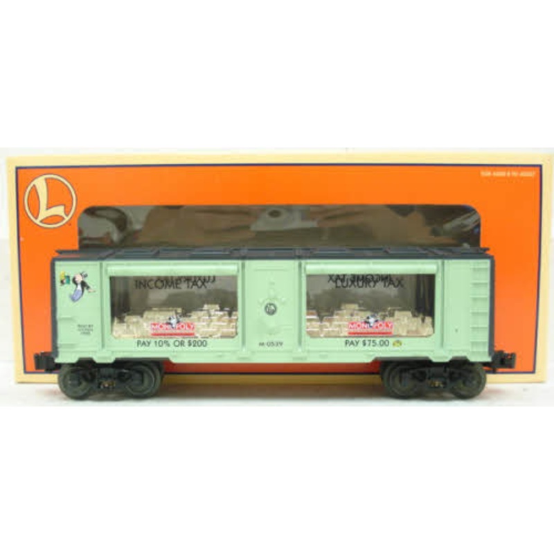 Lionel 6-52158 O Gauge Monopoly Luxury/Income Tax Mint Car EX/Box