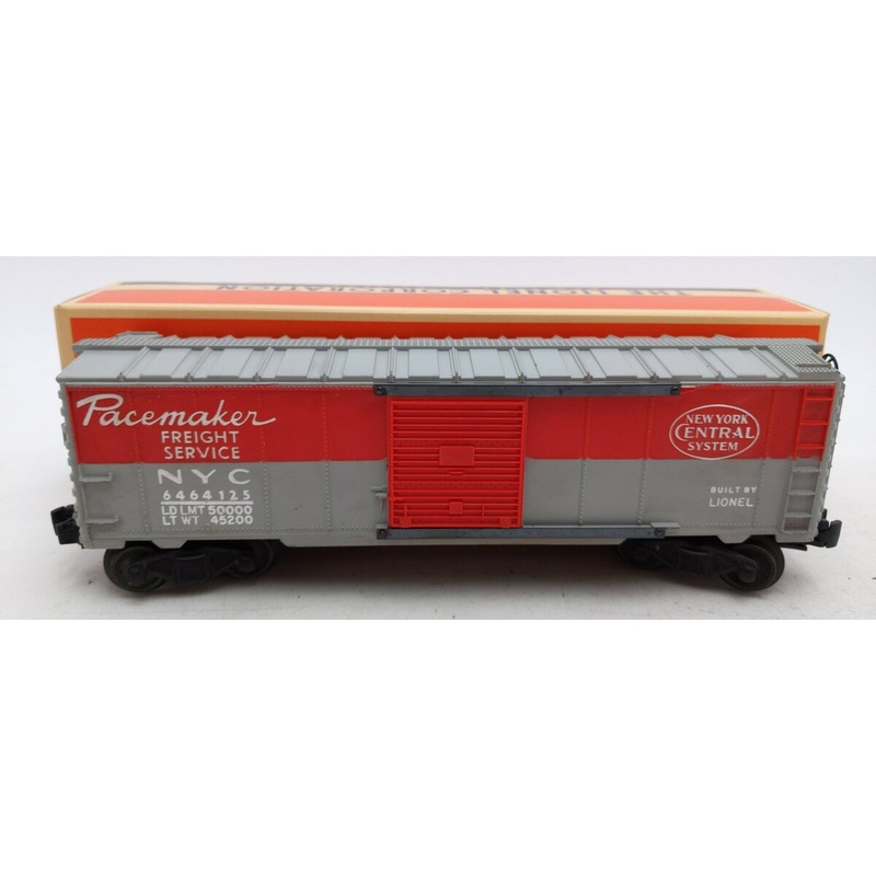 Lionel 6464-125 Vintage O NYC Pacemaker Boxcar – Type IIA Painted w/ Heat Stamp EX
