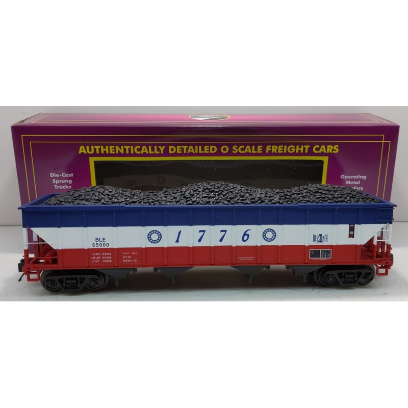 MTH 20-97909 O Bessemer & Lake Erie Hopper w/ Coal Load #1776 NIB
