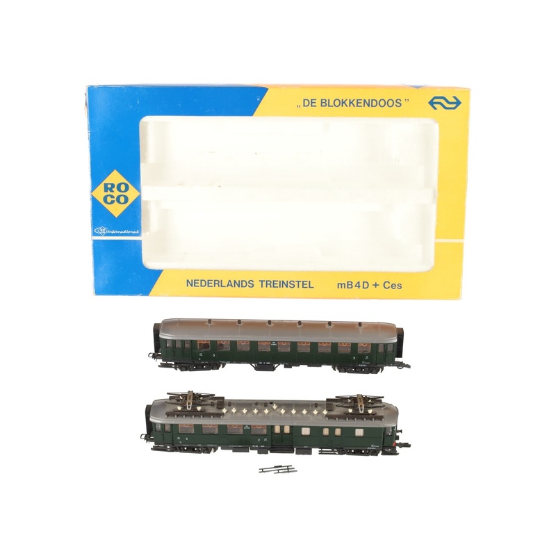 Roco 04190S HO Dutch Railways NS Passenger Locomotive & Dummy Unit Pair EX/Box