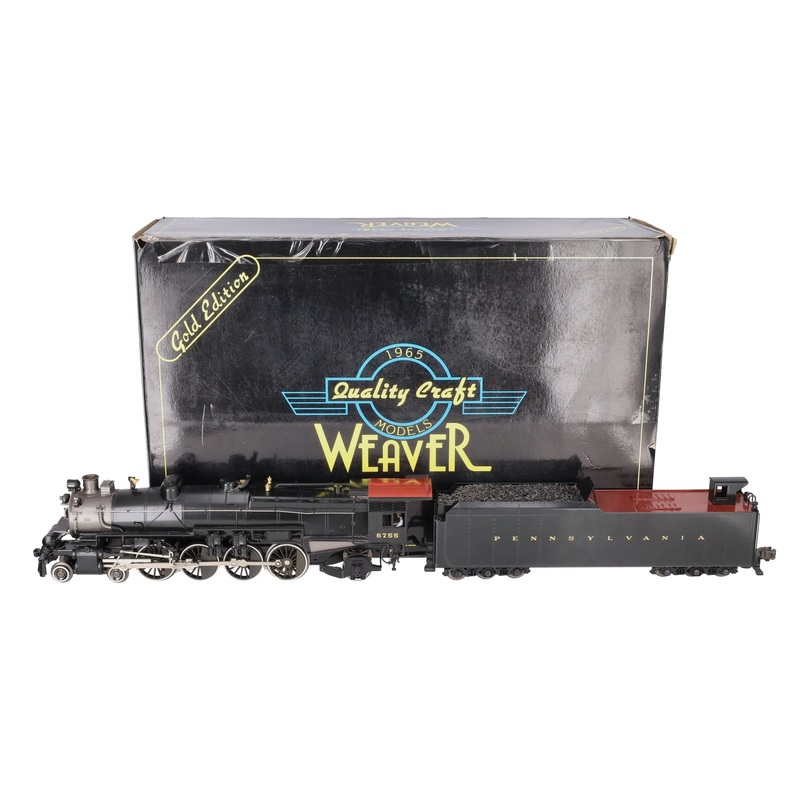 Weaver 1990 BRASS O PRR M1a 4-8-2 Mountain Steam Locomotive & Tender (3 Rail) EX/Box