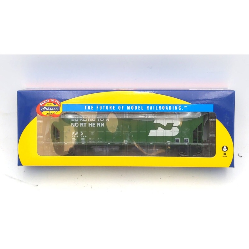 Athearn 81967 HO Burlington Northern/FW&D FMC Covered Hopper #459718 NIB