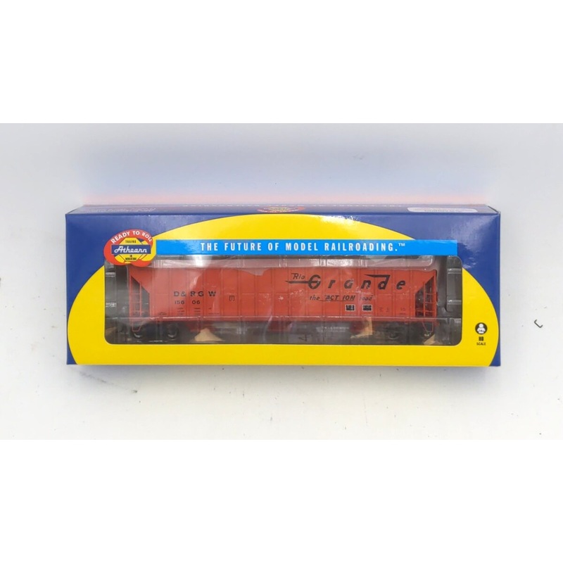 Athearn 81968 HO Denver and Rio Grande Western Covered Hopper #15606 NIB